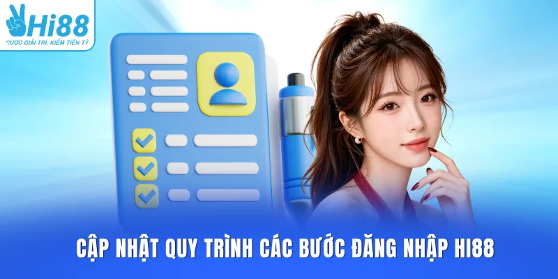 Cập nhật quy trình các bước đăng nhập HI88