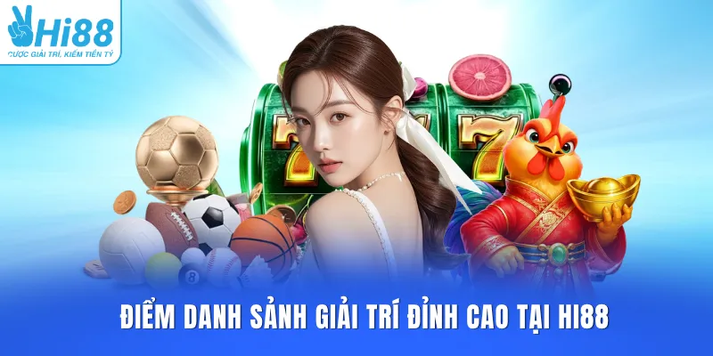 Điểm danh sảnh giải trí đỉnh cao tại HI88