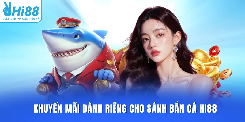 Khuyến mãi dành riêng cho sảnh bắn cá HI88