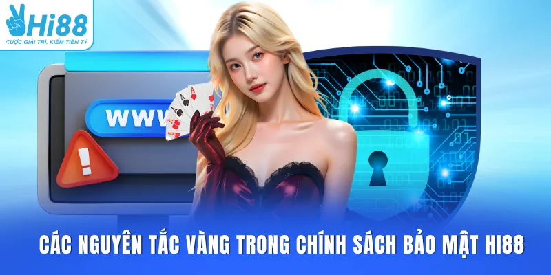 Các nguyên tắc vàng trong chính sách bảo mật HI88