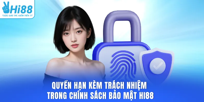 Quyền hạn kèm trách nhiệm trong chính sách bảo mật HI88